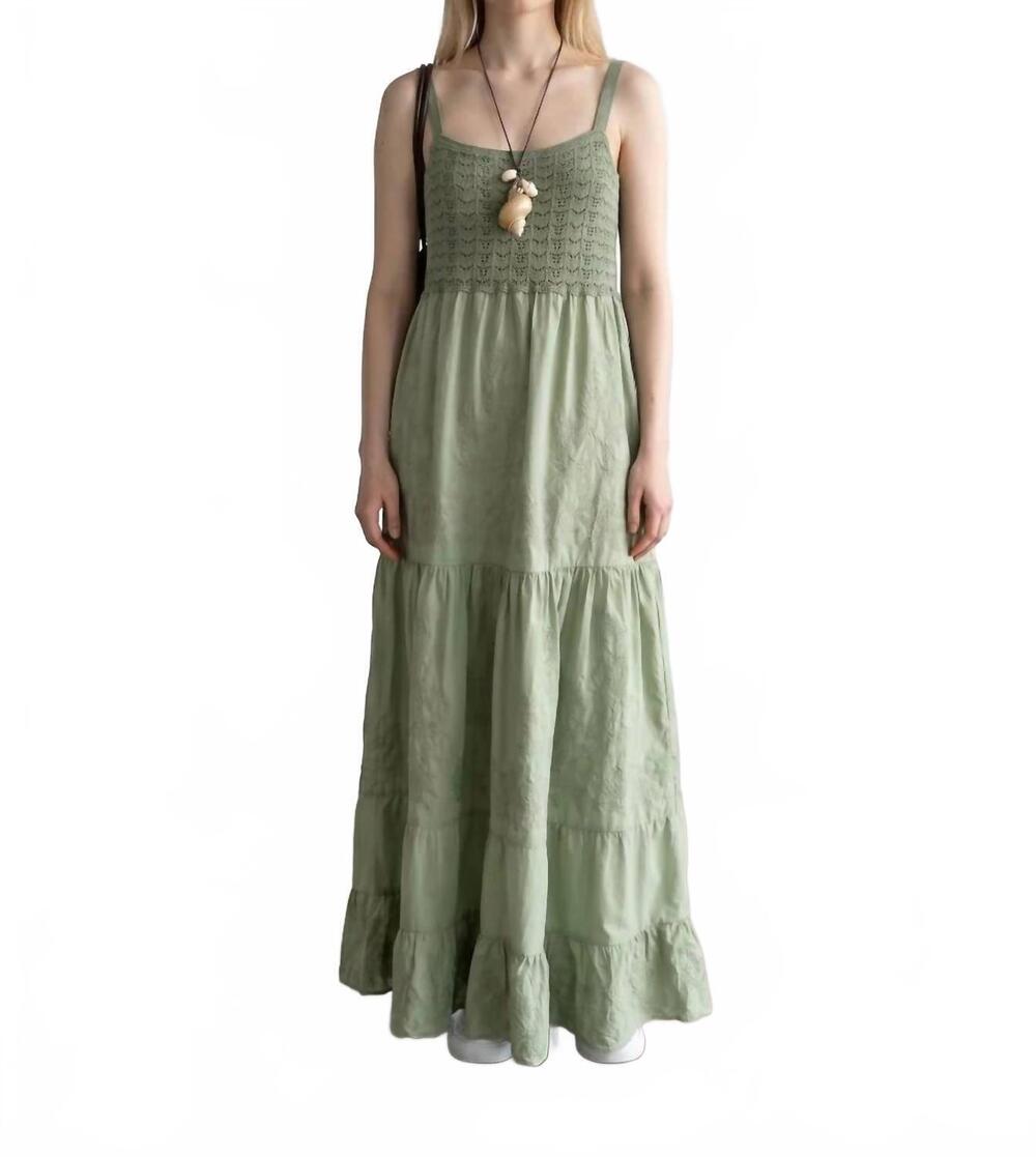 NEW SUNDAYS lacie dress in seafoam grey